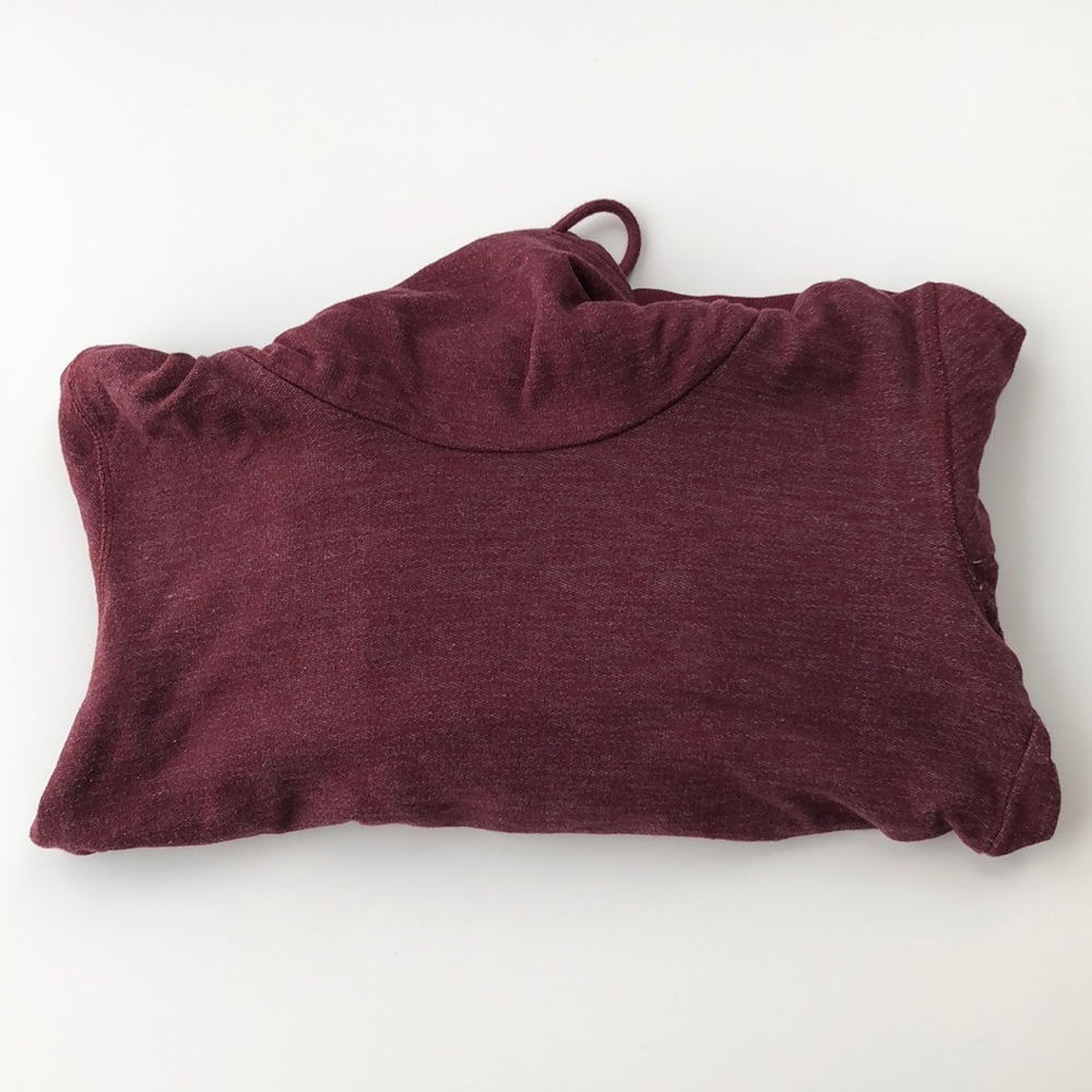 Bershka Burgundy Hoodie